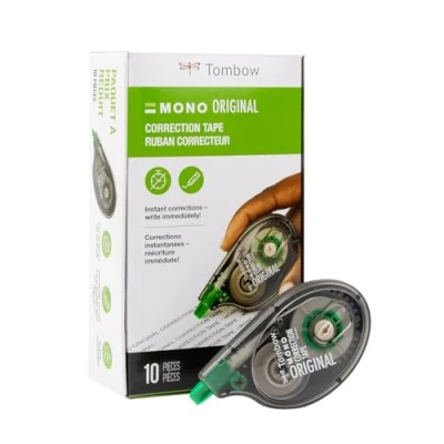 Image of Tombow 68720 Correction Tape,Single Line,Value Pk,1/6 Inch x394 Inch,10/PK,WE