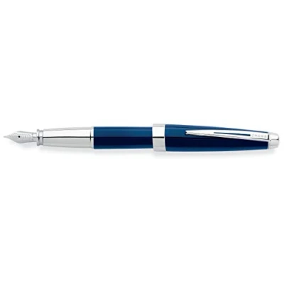 Image of Cross Aventura Starry Blue Fountain Pen Nib Size M Includes Gift Box