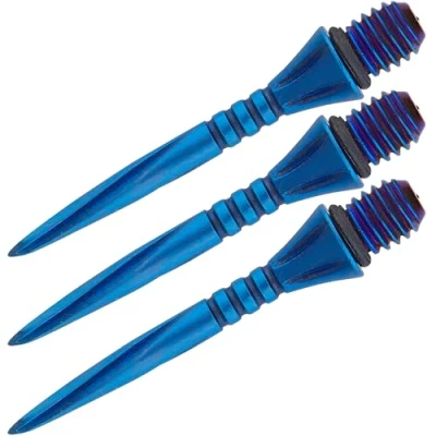 Image of Unicorn Swytch Volute Converta Darts Points Steel with Titanium Coating Blue 27 mm Pack of 3