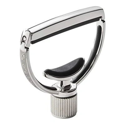 Image of G7th Heritage Guitar Capo (Standard Neck Width) Style 2 (Acanthus engraving, sides)