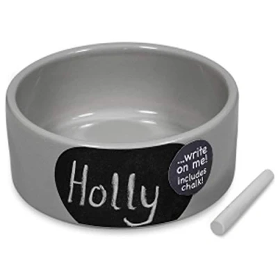Image of Petface Ceramic Chalkboard Dog Food or Water Bowl (20cm)