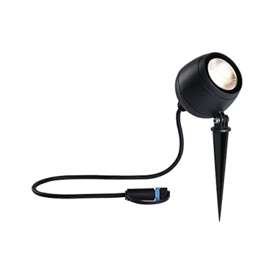 Image of Paulmann Plug &amp; Shine LED spot Kikolo, 3,000 K, 60, aluminium