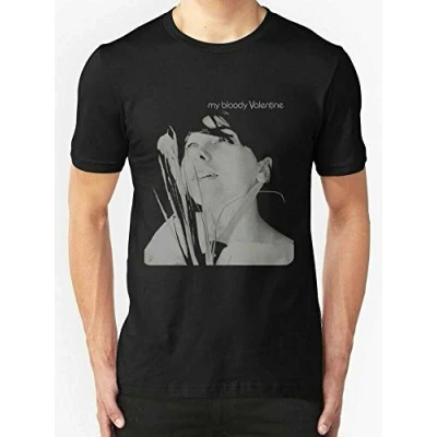 Image of My Bloody Valentine T Shirt Funny Cotton Tee Vintage Gift for Men Women Black