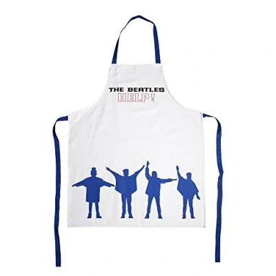 Image of Half Moon Bay The Beatles Help Kitchen Apron Recycled Cotton For Men and Women