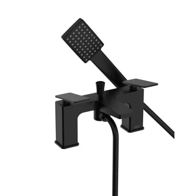 Image of Bristan DEL BSM BLK Delgado Bath Shower Mixer 2 Hole, Black