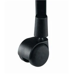 Image of Set Of 5 Brake Loaded 11mm Castors Black AC1047
