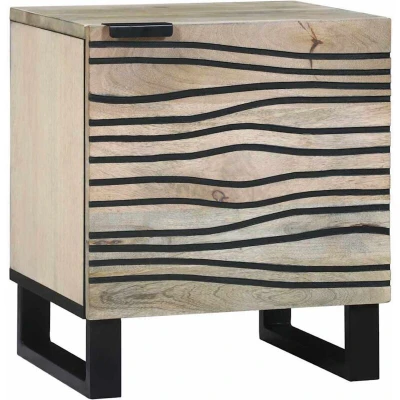 Image of vidaXL Bedside Tables Natural 40 x 33.5 46 cm