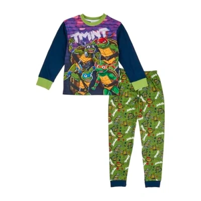 Image of Teenage Mutant Ninja Turtles Boys Pyjamas PJs, TMNT Loungewear for Kids, Cotton Pjs boys, Gifts 11 12 Years Purple