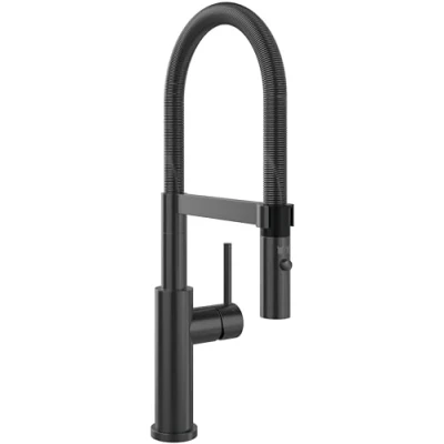 Image of Villeroy &amp; Boch 928000 Steel Expert 2.0 Kitchen Sink tap, Anthracite, Auslauf Höhe 170mm