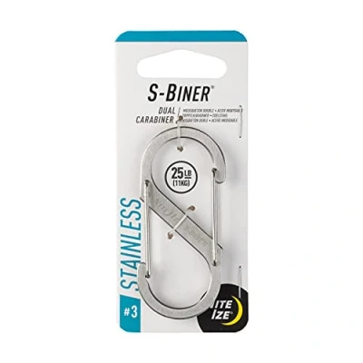 Image of Nite Ize S Biner Size 3 Durable Carabiner Stainless