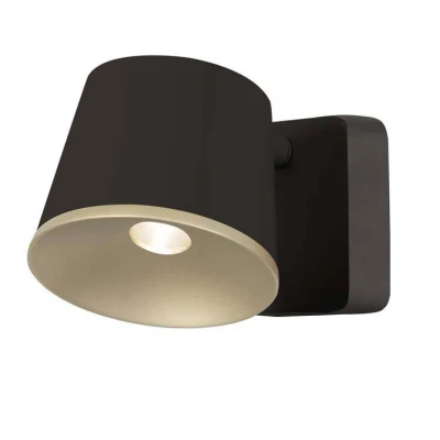 Image of Drone LED 1 Light Indoor Dome Wall / Ceiling Brown, Gold