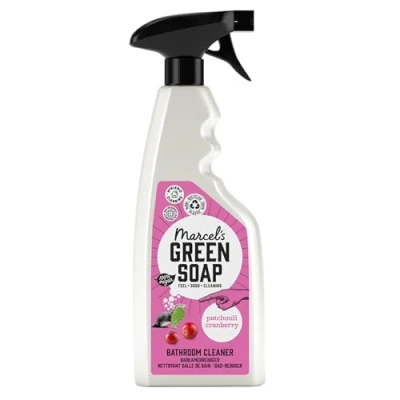 Image of Marcel&#039;s Green Soap Bathroom Cleaner Spray Patchouli &amp; Cranberry Degreaser Biodegradable 500ml