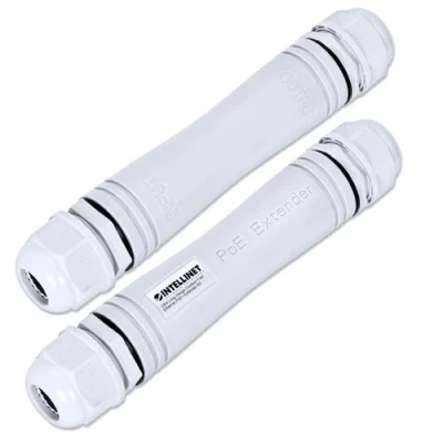 Image of Intellinet 561952 Poe+ Fast Ethernet Outdoor Extension Kit White