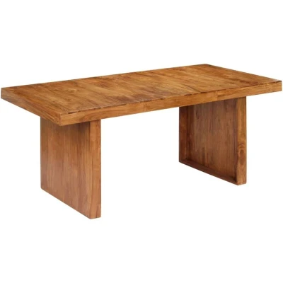 Image of vidaXL Dining Table 180x90x75 cm Solid Acacia Wood