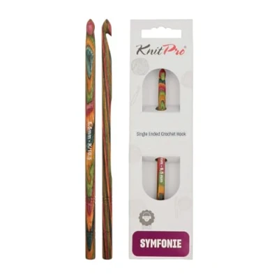 Image of KnitPro Symfonie wooden crochet hook 6.50mm 3pcs