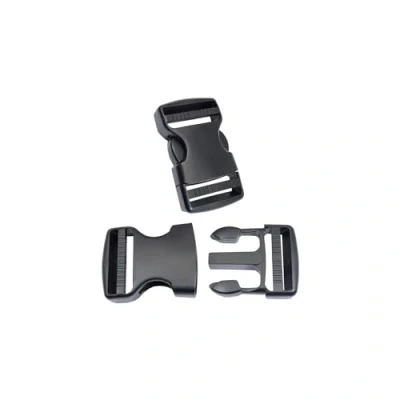 Image of Side Release Buckles 38mm Heavy Duty Plastic Buckle Clips Snap Clasps Dual Adjustable Backpack Replacement No Sewing 2 Sets