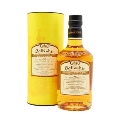 Image of Ballechin Cask Strength Single Malt 2004 20 year old Whisky 70cl 52.8% ABV