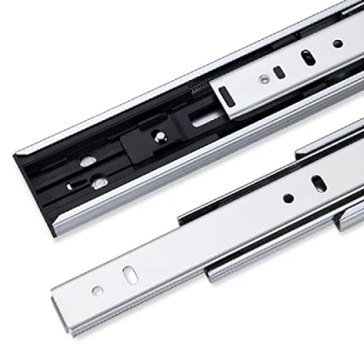Image of HAFELE 400mm Full Extension Metal Ball Bearing Drawer Runners Slides with Soft Close Cushioning, Load Capacity 35kg (1 Pair)