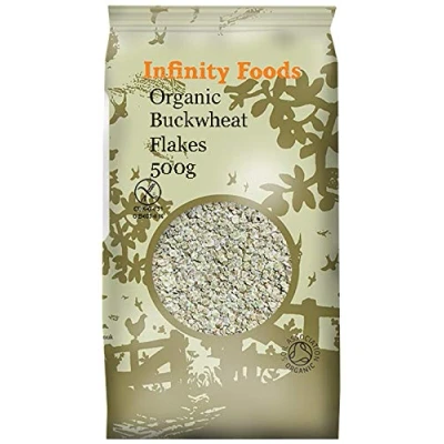Image of Infinity Foods Organic Buckwheat Flakes 500g