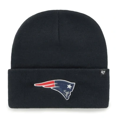 Image of 47 NFL New England Patriots Unisex Cuff Knit Beanie, Navy Blue