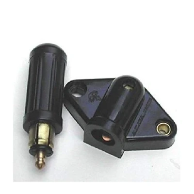 Image of K M Electronics® Hella Type 12V 12 Volt 24V 24 DIN DC Power Plug Socket