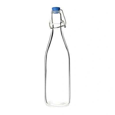 Image of Olympia Glass Water Bottles with Swing Top Stopper 0.5L Pack of 6