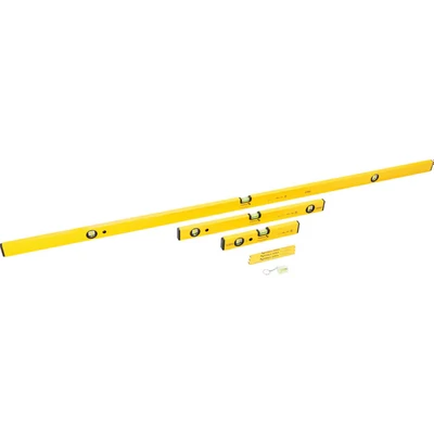Image of Stabila 70 2 Double Plumb Spirit Level Pack 30cm 60cm 180cm