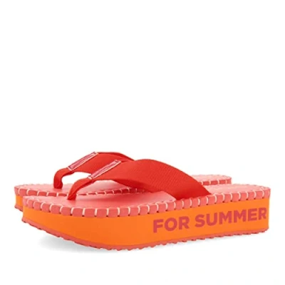 Image of GIOSEPPO Women&#039;s Verton Flip Flop, coral garden, 4 UK