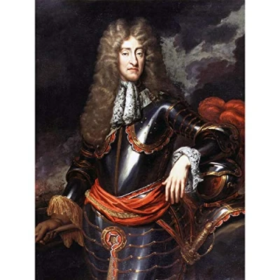 Image of Portrait King James II England Painting Royal Historic Large Print Poster Wall Art Decor Picture
