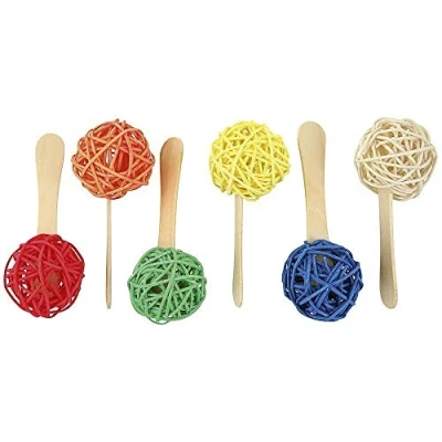 Image of Popsicle Sticks Parrot Foot Toys Pack of 6