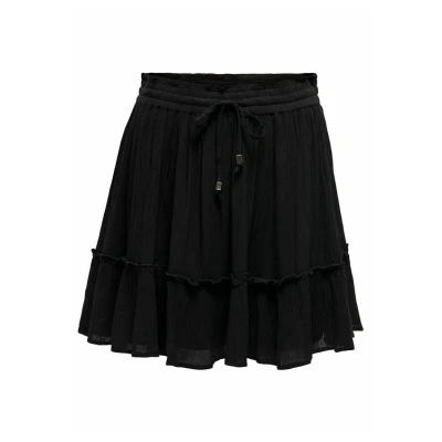 Image of ONLY Women&#039;s Onlibiza Life Short Skirt WVN Noos, Black, XS