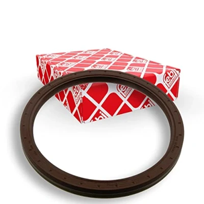 Image of 469336 Crankshaft Seal FEBI BILSTEIN 11587 frontal sided FPM (fluoride rubber)