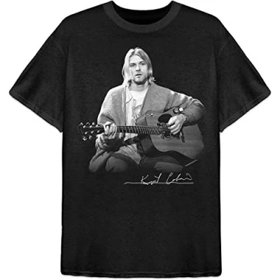 Image of Kurt Cobain KCTS04MB05 T Shirt, Multicoloured, XXL