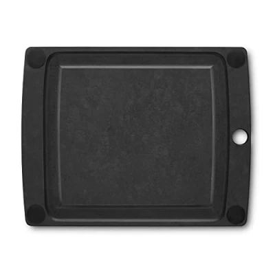 Image of Victorinox Chopping Board, All in One, Cutting Board S 29.2 x, 22.8 0.6, Juice Groove, Durable, Non Slip Feet, Dishwasher Safe, Black