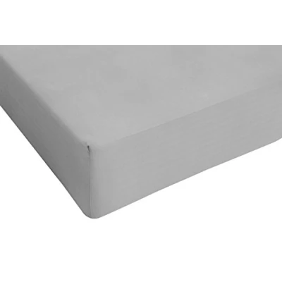 Image of Sogni e Capricci Max Color Fitted Sheet with 25cm Corner, Light Gray, double