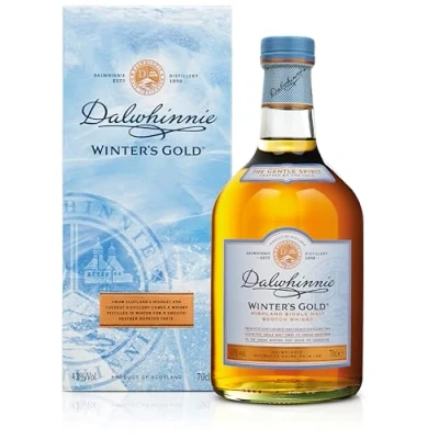 Image of Dalwhinnie Winter&#039;s Gold Single Malt Scotch Whisky 43% vol 70cl Rich Textured Highland Honeyed with Notes of Heather &amp; Peat Gift Box