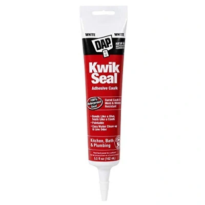 Image of Dap 18001 Kwik Seal Caulk with 5.5 Ounce Tube, White