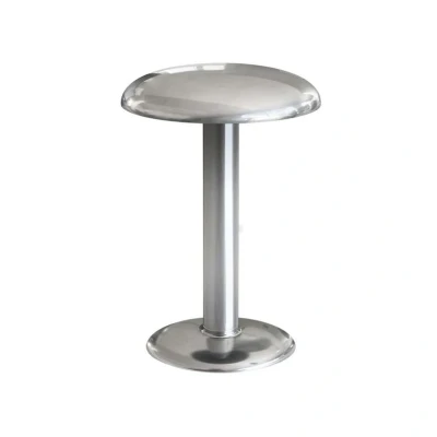 Image of Flos Gustave Portable Table Lamp Polished Silver