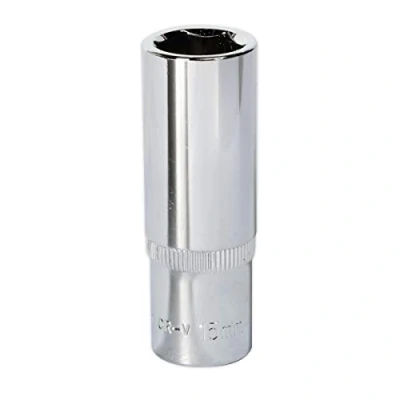 Image of Sealey Sp3815D Walldrive Socket 15Mm Deep 3/8Sq Drive Fully Polished