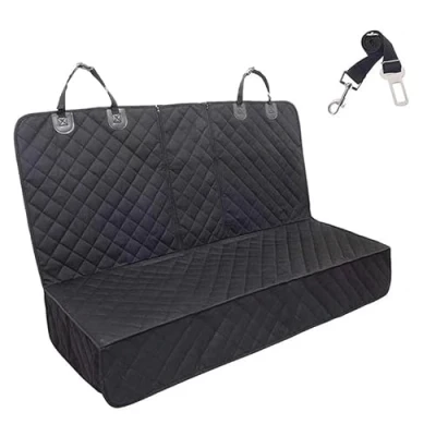 Image of BDWXJP Dog Car Seat Cover for Polestar 2 2020+, Waterproof Pet Back Covers, Scratch Proof Nonslip Rear Protector Dogs Travel Accessories