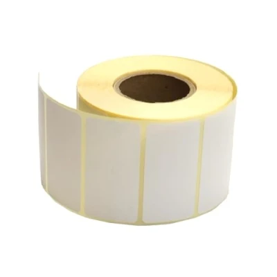 Image of Netuno 1 roll of White Thermal Labels 60x30 mm 2.4 x 1.2 in 1000 Pieces core 40mm 1.6 self Adhesive Direct for Shipping Address barcodes Labelling Sticky
