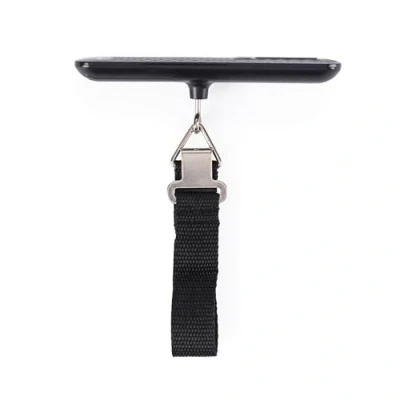 Image of Salter SA00639BFEU12 Digital Luggage Scale Portable Weight for Travel, Compact Suitcase Weigher, 50kg Capacity, Easy Grip Handle, Tare Function, Lightweight, Save On Excess Baggage Charges