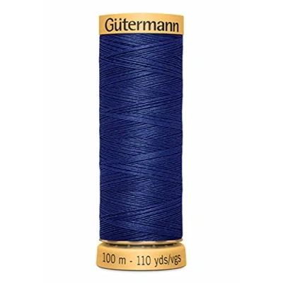 Image of Gütermann GNE50 5123 Sewing Thread Cotton Blue 100m
