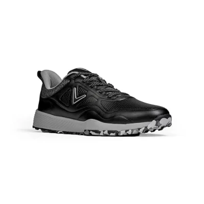 Image of Callaway Golf Men&#039;s GTX Shoe, Black/Grey, 7.5 UK