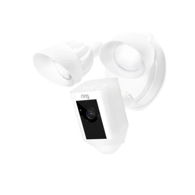 Image of RING Floodlight Wired Pro Full HD 1080p WiFi Security Camera White, White