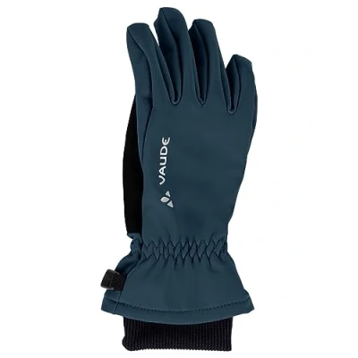 Image of VAUDE Unisex Kid&#039;s Rondane Gloves, Dark Sea, 3 (EU)