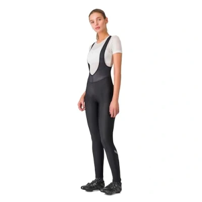 Image of CASTELLI 4523567 010 ENTRATA W BIBTIGHT Short Cycling Dungarees Unisex Black Size L