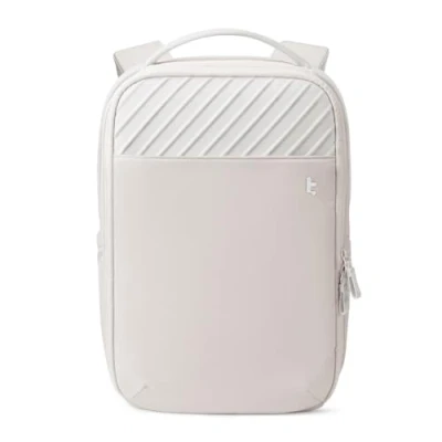 Image of tomtoc 15.6 inch Laptop Backpack, 20L Techpack Workpack Designed for Business Professional Commuter, City EDC Backpack Daypack 13 Laptop, White