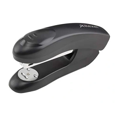 Image of Rexel Gemini Half Strip Stapler, 15 Sheet Capacity, Uses 24/6 and 26/6 Staples, Plastic Body, Black, 2104107