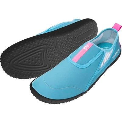 Image of CRESSI Kiwi Shoes Azure/Pink 41 Unisex shoe ideal for Water Sports and Walks in Wet Environments, at the Sea Beach, Azure/Pink,
